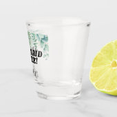 Eucalyptus zei ze ja bachelorette party bride shot glas (Rechts)