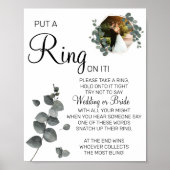 Eucalyptus Zet een Ring bruidsshower spelbord Poster (Voorkant)