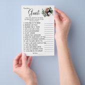 Eucalyptus Zoek de gamekaart van het gastVrijgezel Flyer (Hand)