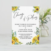 Eucalyptus - Zonnebloem - Veranderen van plannen V Kaart (Staand voorkant)