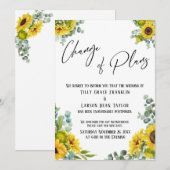 Eucalyptus - Zonnebloem - Veranderen van plannen V Kaart (Voorkant / Achterkant)