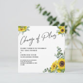 Eucalyptus - Zonnebloem - Veranderen van plannen V Kaart (Staand voorkant)