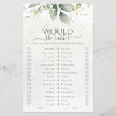 Eucalyptus zou ze een beetje Vrijgezellenfeest spe (Voorkant)