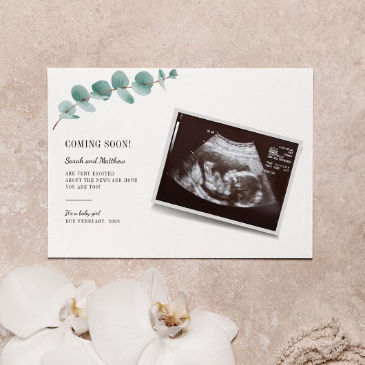 Eucalyptus Zwangerschap Aankondiging Baby