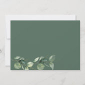 Eucalyptus Zwangerschap Baby Aankondiging (Achterkant)