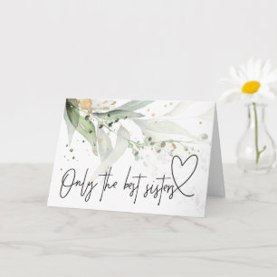 Eucalyptus Zwangerschap Baby Geef mijn zuster een  Kaart