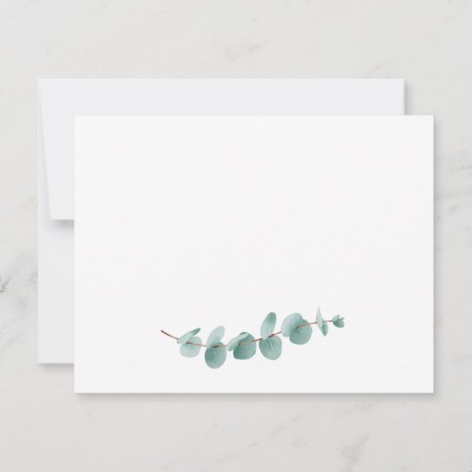 Eucalyptus Zwangerschap Geslacht Onbekend Baby Son (Achterkant)