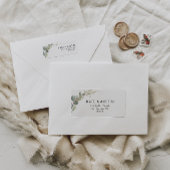 Eucalyptusadres waterverf etiket