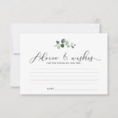 Eucalyptusadvies en wenskaart (Voorkant)