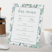 Eucalyptusbalk Reclamebord Met Voetstuk (Insitu)