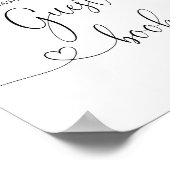 Eucalyptusbeer, teken het gastboek Poster (Hoek)