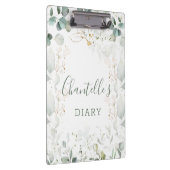 Eucalyptusblad Gouden Bladeren Klembord (Rechts)