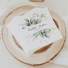 Eucalyptusblad Groene Huwelijksservetten Servet