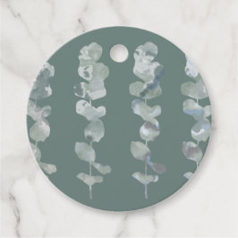 Eucalyptusbladeren Bedankjes Labels