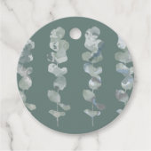 Eucalyptusbladeren Bedankjes Labels (Voorkant)