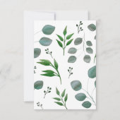 Eucalyptusbladeren Bedankkaart (Voorkant)