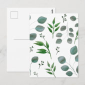Eucalyptusbladeren Briefkaart (Voorkant / Achterkant)