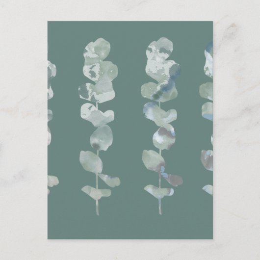 Eucalyptusbladeren Briefkaart (Voorkant)