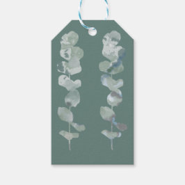 Eucalyptusbladeren Cadeaulabel