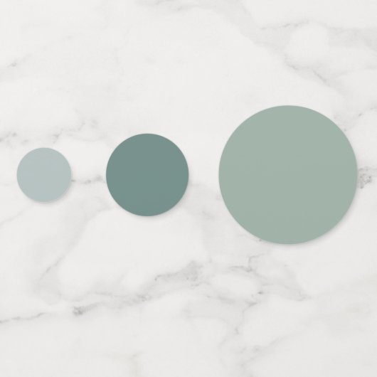 Eucalyptusbladeren Confetti (Voorkanten)