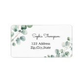 Eucalyptusbladeren Etiket (Voorkant)