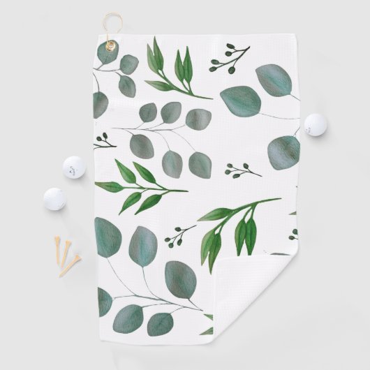 Eucalyptusbladeren Golfhanddoek (Insitu)