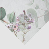 Eucalyptusbladeren Groene Huwelijk Tissuepapier (Detail)