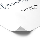 Eucalyptusbladeren Groene Shower Favoren Bord Poster (Hoek)