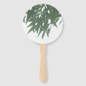 Eucalyptusbladeren Handwaaier (Achterkant)