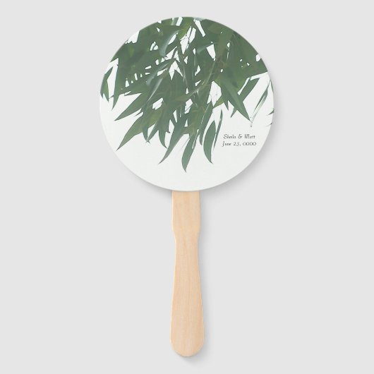 Eucalyptusbladeren Handwaaier (Voorkant)