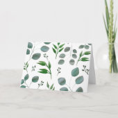 Eucalyptusbladeren Kaart (Voorkant)