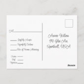 Eucalyptusbladeren met gouden accenten en Lijst Briefkaart (Achterkant)