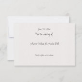 Eucalyptusbladeren met gouden accenten en Lijst Save The Date (Achterkant)