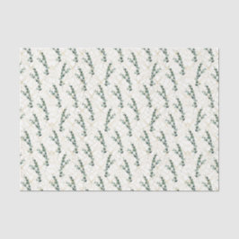 Eucalyptusbladeren met gouden geometrisch patroon tissuepapier
