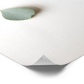 Eucalyptusbladeren met tekstruimte poster (Hoek)