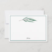 Eucalyptusbladeren Notitiekaartje (Voorkant)