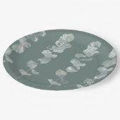 Eucalyptusbladeren Papieren Bordje (Gekanteld)