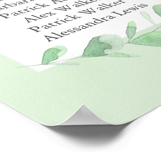 Eucalyptusbladeren. Poster voor weddenschappen (Hoek)