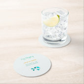 Eucalyptusbladeren Ronde Kartonnen Onderzetter (Insitu)