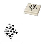 Eucalyptusbladeren Rubberstempel (Gestempeld)