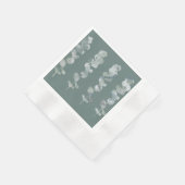 Eucalyptusbladeren Servet (Hoek)