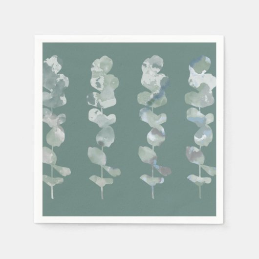 Eucalyptusbladeren Servet (Voorkant)