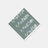 Eucalyptusbladeren Servet (Hoek)