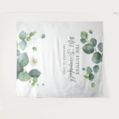 Eucalyptusbladeren Succulent Fotocabine Wandkleed (Voorkant (horizontaal))