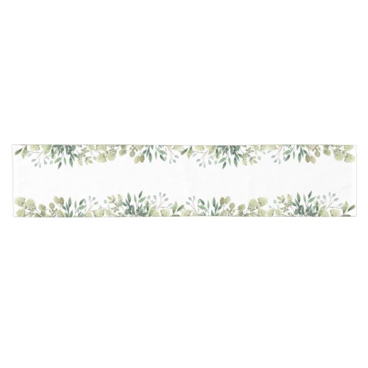 Eucalyptusbladeren tafelblad korte tafelloper (Horizontaal)