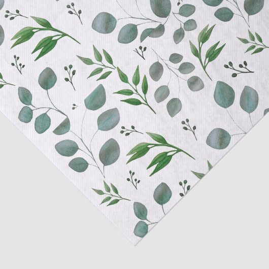 Eucalyptusbladeren Tissuepapier (Detail)