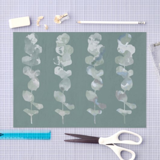 Eucalyptusbladeren Tissuepapier (Craft)