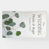 Eucalyptusbladeren verticaal spandoek (Horizontaal)