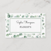 Eucalyptusbladeren Visitekaartje (Voorkant)