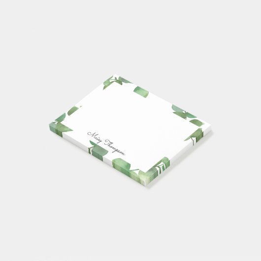 Eucalyptusbladeren Voeg Jouw namen toe Post-it® Notes (Schuin)